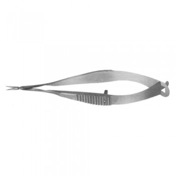 Vannas Capsulotomy Scissor Straight - Sharp Tips Stainless Steel, 8 cm - 3 1/4 Blade Size 5 mm